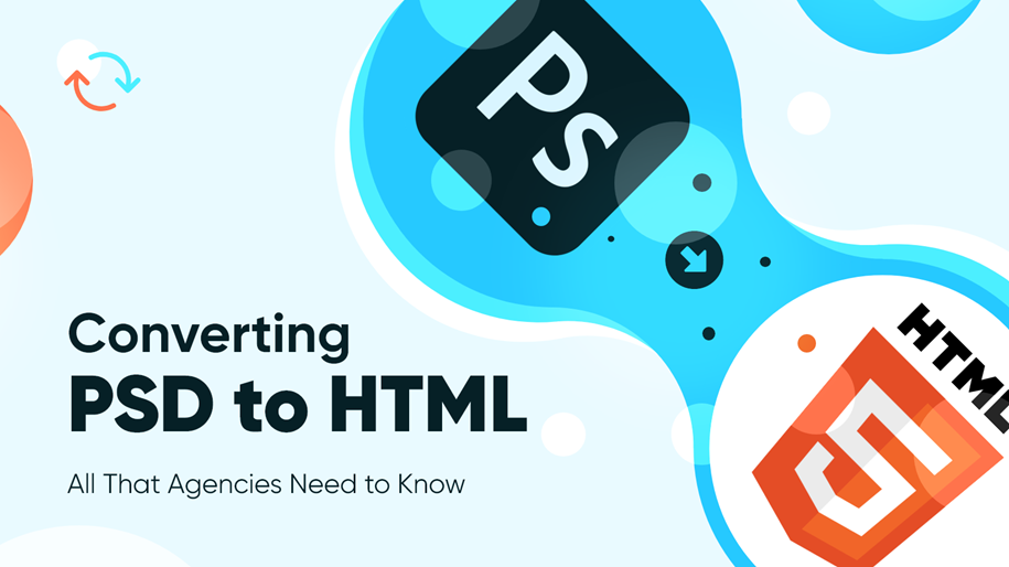 Convert PSD To HTML 5 Development Services Image